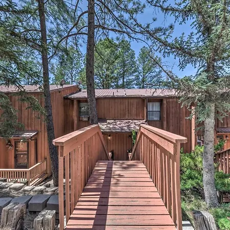 Forested Ruidoso Condo With Deck And Fireplace! Exterior foto